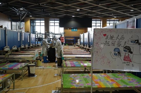 3月10日,最后一个休舱的武昌方舱医院。南都特派记者 吴泽嘉 摄