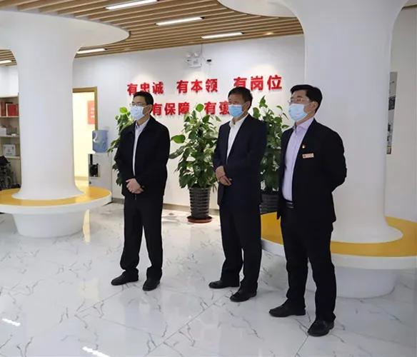 4月26日,杨晋柏到北京市退役武士事件局调研。图/北京市退役武士事件局官网