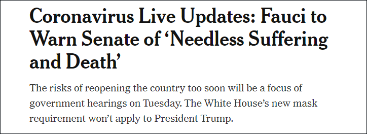 美专家严厉警告：过快解封将经历不必要的痛苦