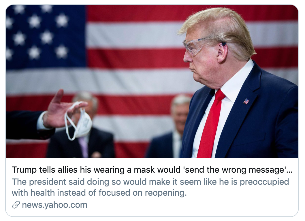  雅虎新闻报道截图。