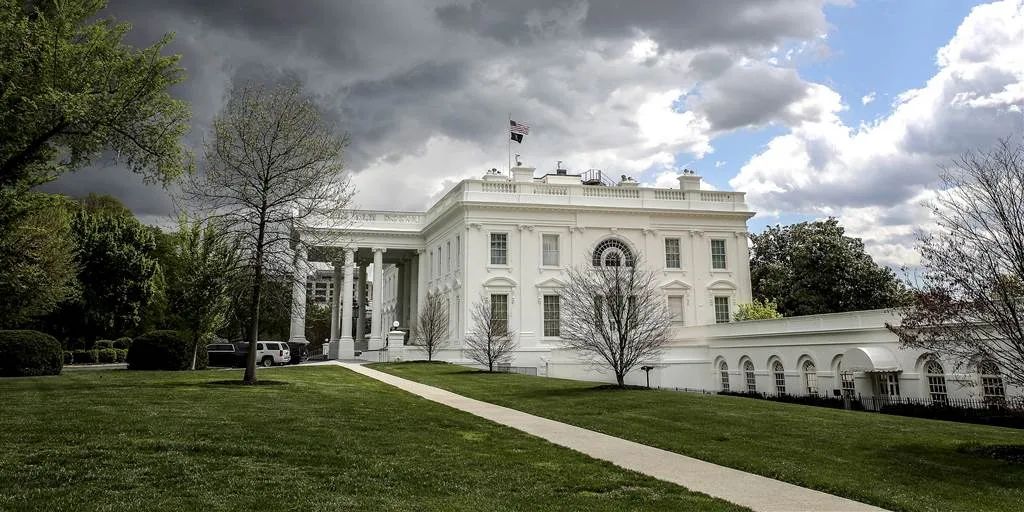 白宫。