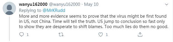 炮轰“病毒阴谋论”，澳前总理陆克文连发五问