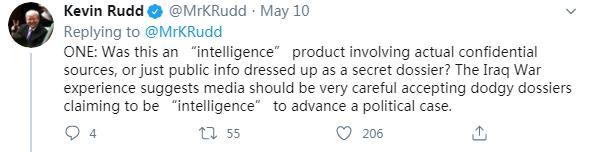 炮轰“病毒阴谋论”，澳前总理陆克文连发五问