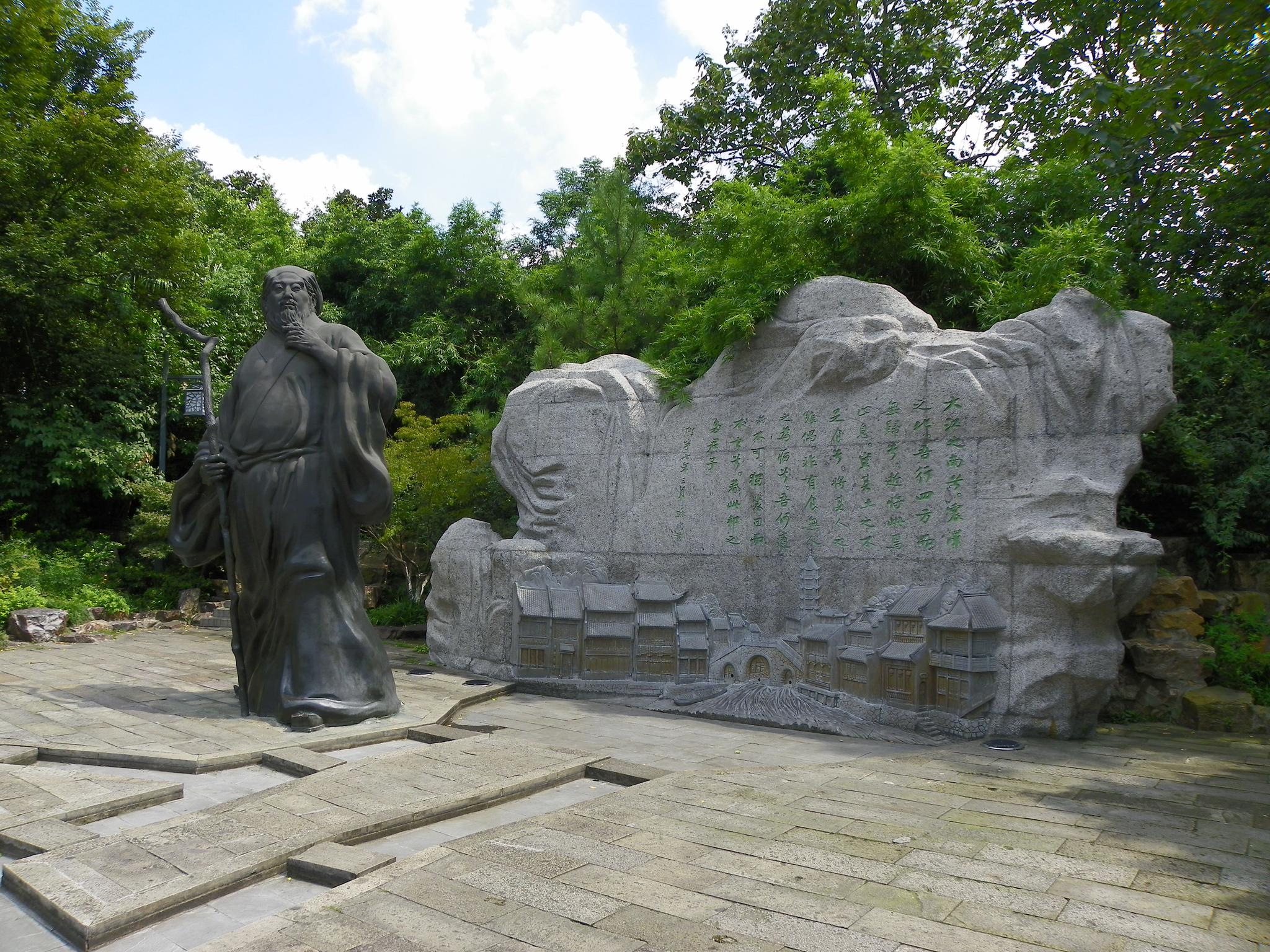 常州东坡公园内的苏东坡塑像