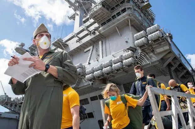 罗斯福号航母3000人返舰5人复阳 美媒揭一可怕细