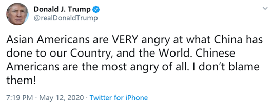 特朗普推特截图