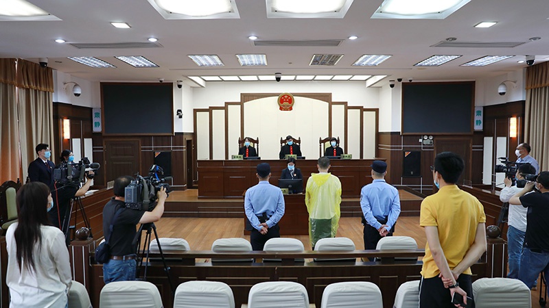 庭审现场 上海市浦东新区人民法院 供图
