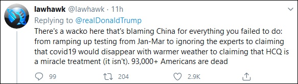 特朗普叫嚣“中国有个疯子” 结果评论区翻车