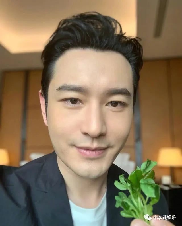黄晓明晒减肥沙拉,网友猜测系baby亲手种植,这波恩爱秀得有水平