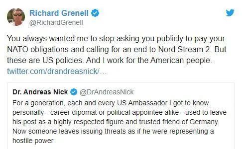 德媒竟欢呼美国大使离任：这是一个好消息