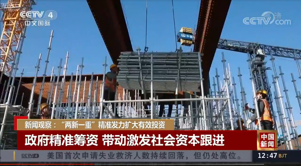 新闻观察 |“两新一重”精准发力扩大有效投资 为中国经济提供新动能