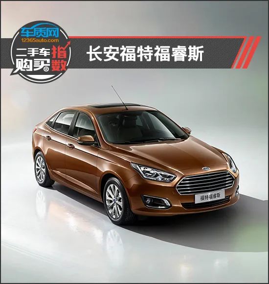 二手车购买指数:长安福特福睿斯