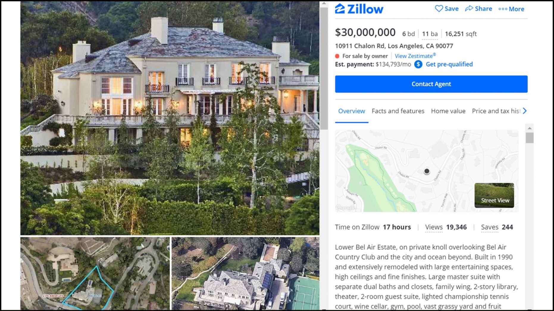 价值3000万美元的豪宅