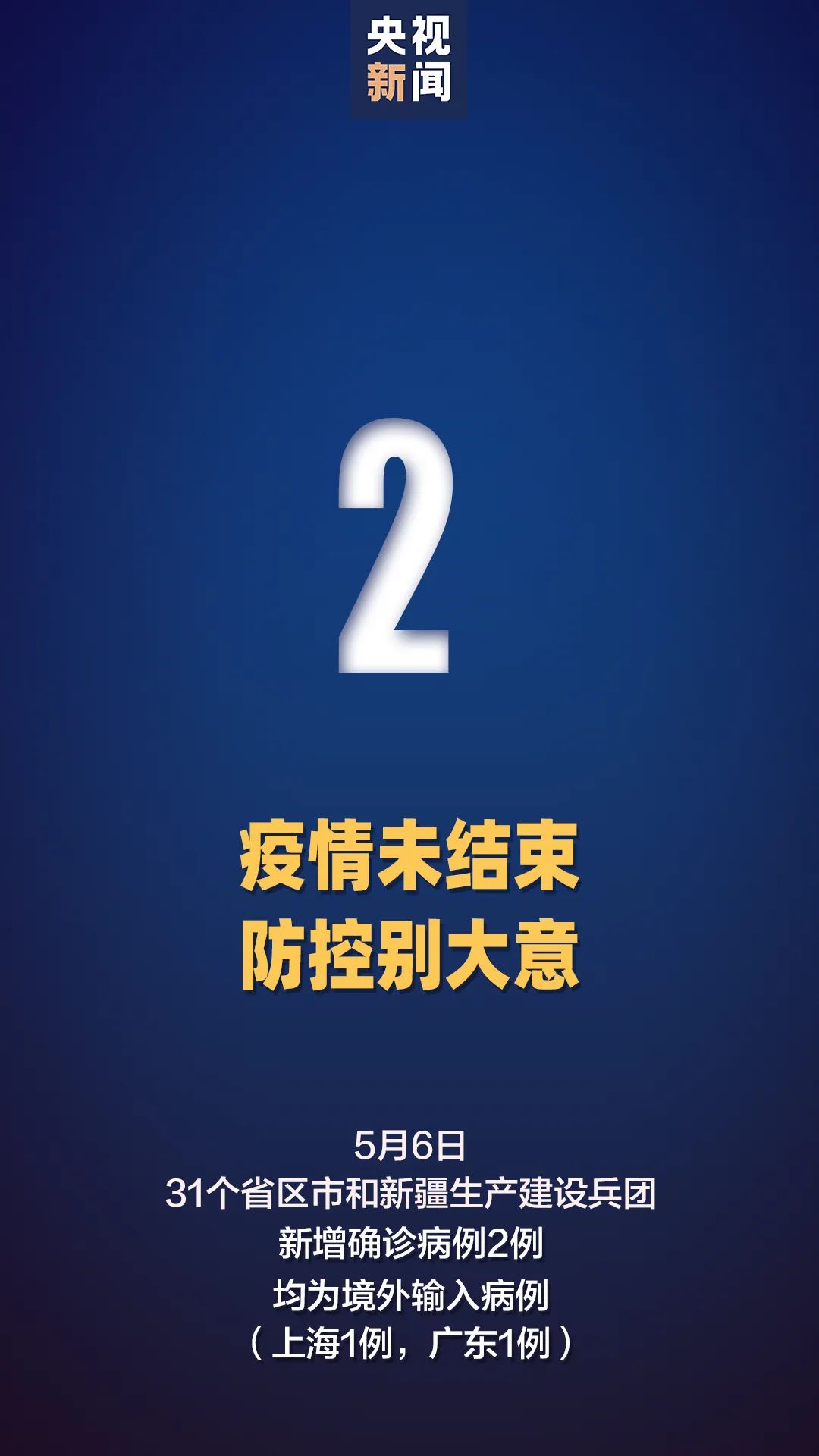 新增2例境外输入病例,此外还有一个好消息!
