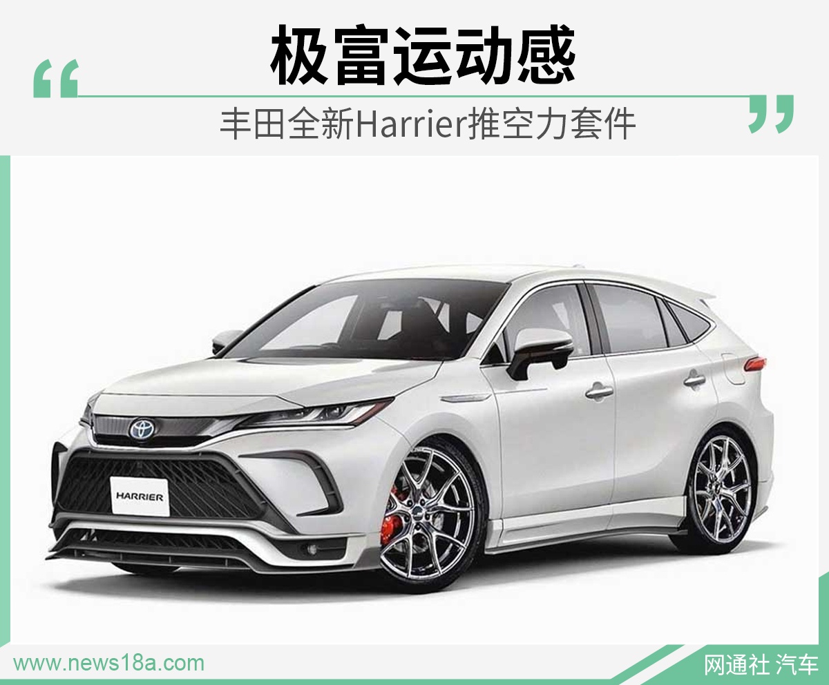 极富运动感 丰田全新Harrier推空力套件