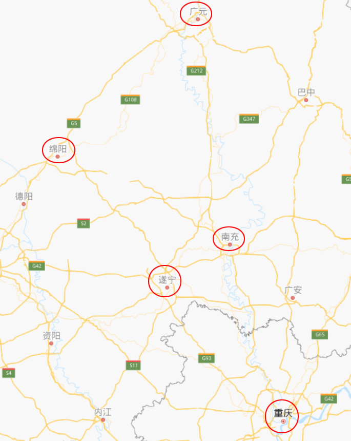 兰渝高铁四川省内走向：四川日报刊文谈绵遂方