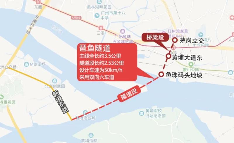 广州将新建1条过江隧道!未来珠江新城最快3分钟到广州塔
