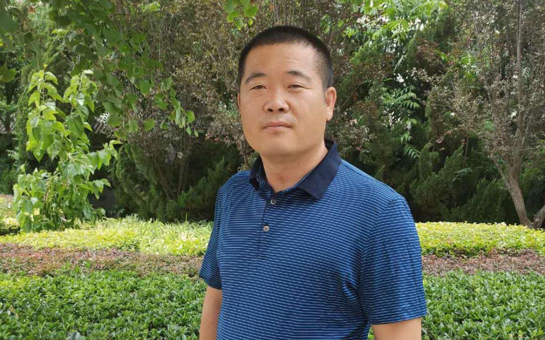 “毛豆大王”谷志龙。受访者供图