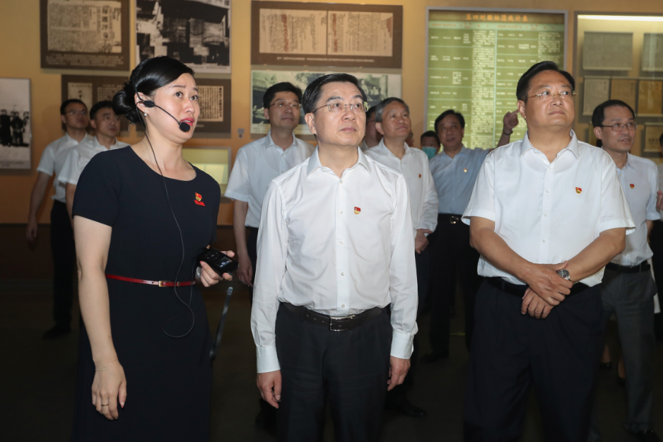 不忘来时路,续写创新史,陈伟俊率市党政代表团在嘉兴学习考察