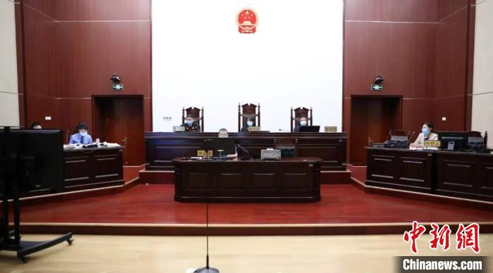 图为庭审现场。 山西省高院供图