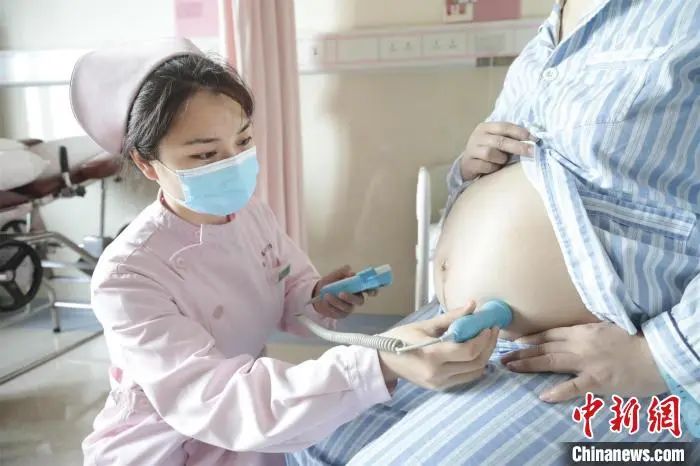  王女士孕期产检（资料图）。院方供图