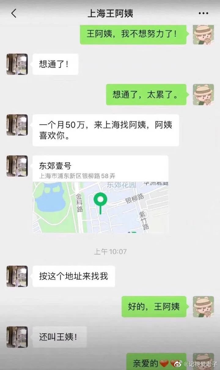 就当是一场梦 醒了很久还是很感动 阿姨,我也不想努力了!