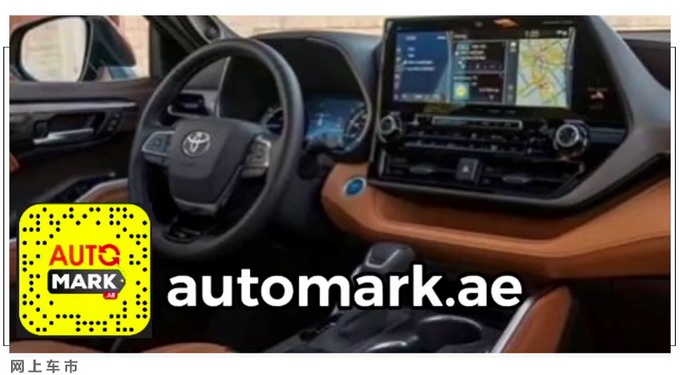 丰田全新兰德酷路泽疑似内饰图,在汉兰达的基础上进行调整