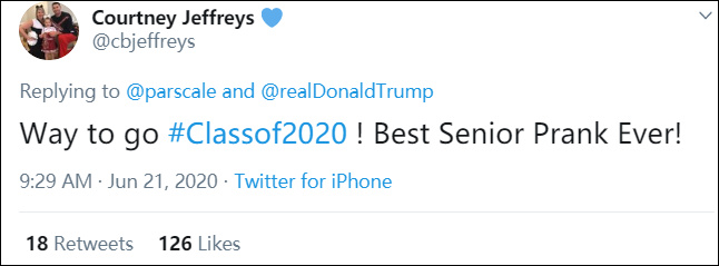 特朗普被TikTok用户戏耍 遭遇“集体放鸽子”