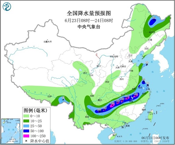 贵州至长江中下游迎入汛后最强降雨 未来三天依