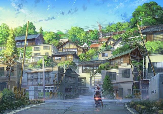 ins一博主将看过的日本风景画成插画,美爆了!又想去本
