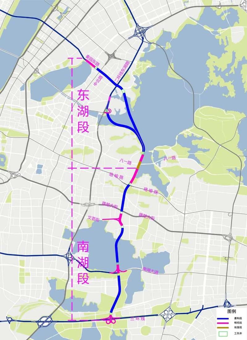 武汉开建世界规模最大的城市湖底隧道