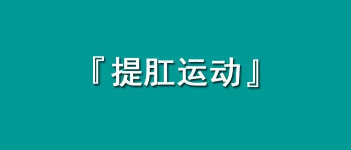 接地气的养生方法提肛运动