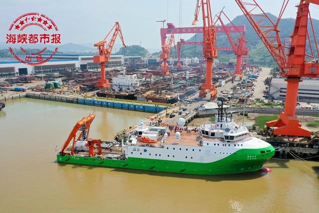续航15000海里!福州造深海科考船鸣笛首航