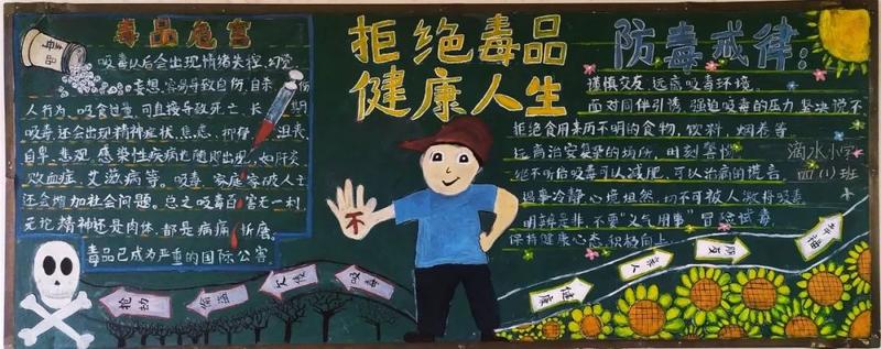 碣石镇禁毒黑板报优秀作品获奖名单出炉