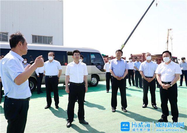 威海“双招双引”现场观摩第十一站:汉威轻质材料项目