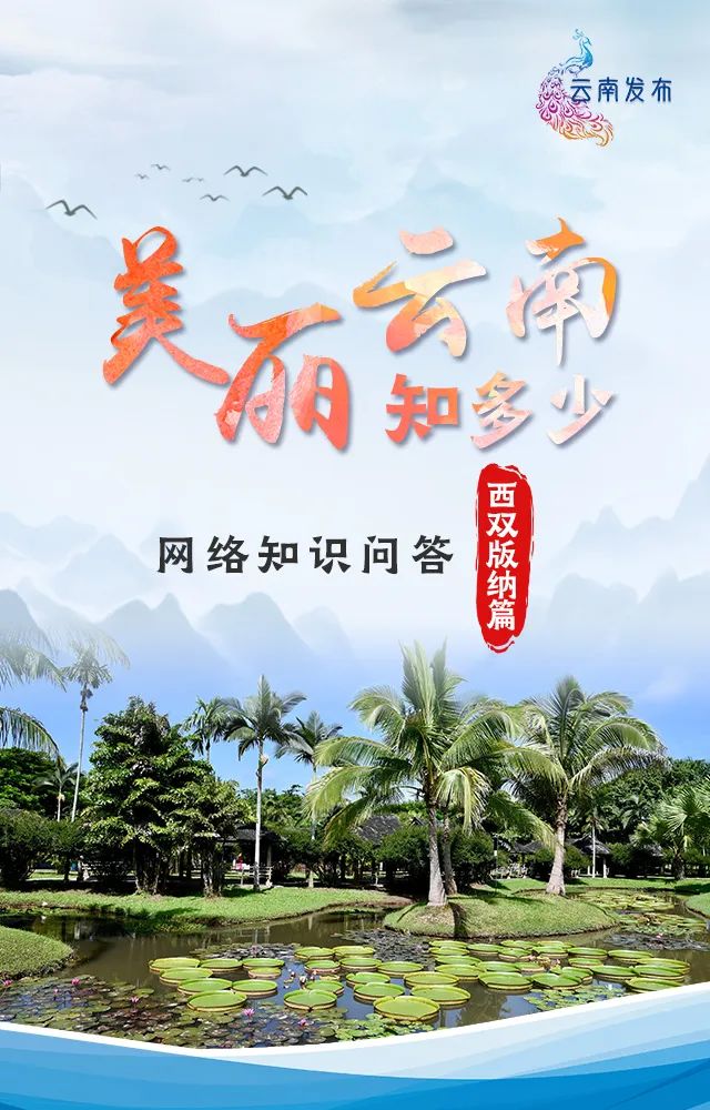 “美丽云南知多少”网络在线答题西双版纳篇来了!快来赢线上购物抵用券!(附怒江篇获奖名单)
