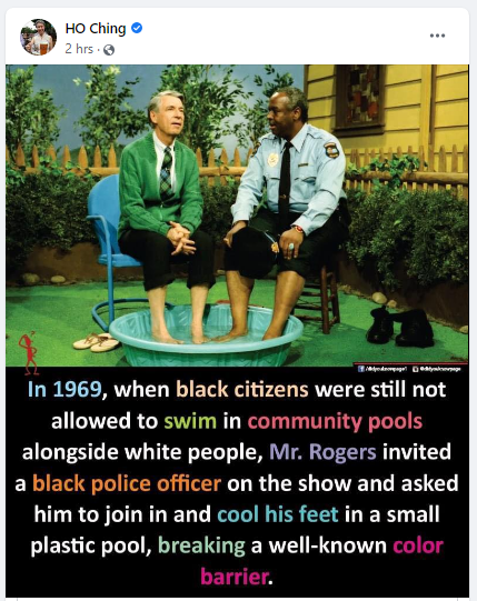 新加坡总理夫人转发漫画吐槽＂美式双标＂ 获大