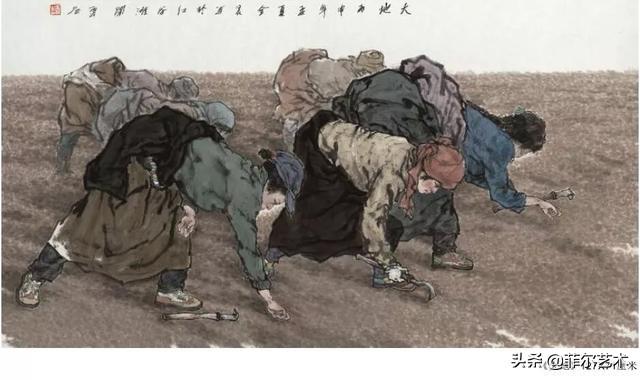 江西省美协名誉副主席、中国画名家金晨人物画作品欣赏