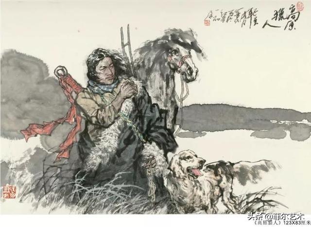 江西省美协名誉副主席、中国画名家金晨人物画作品欣赏