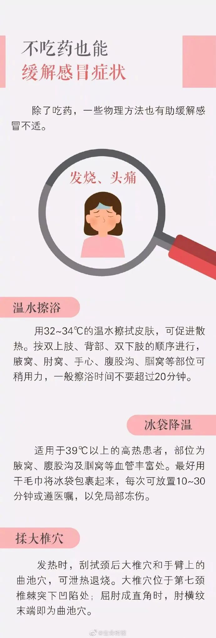 一张图,教你“对症”解决感冒