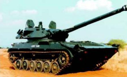 印度此前在BMP-2步兵战车基础上研制了轻型坦克
