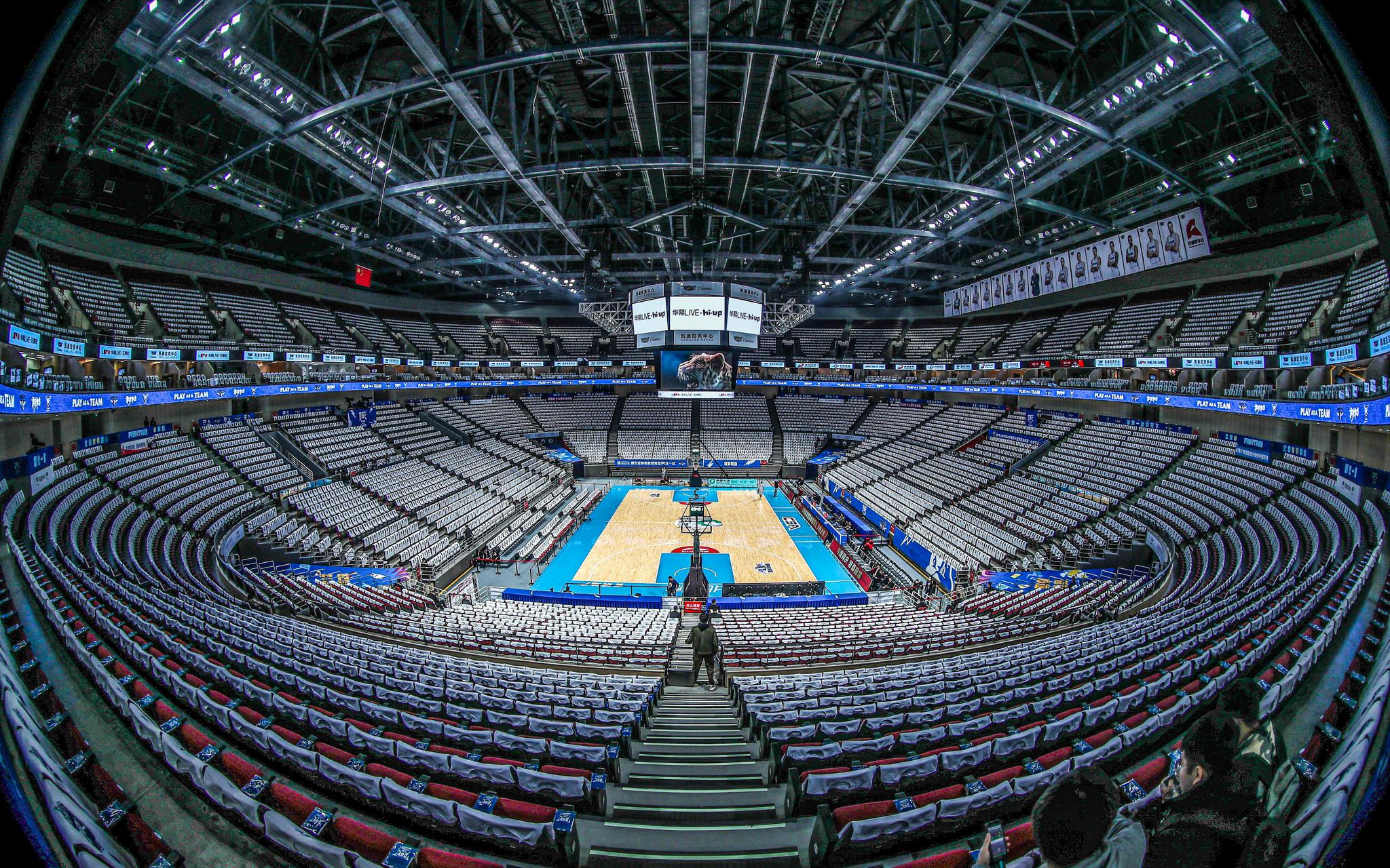 重启后,CBA联赛将空场举行。资料图片/Osports