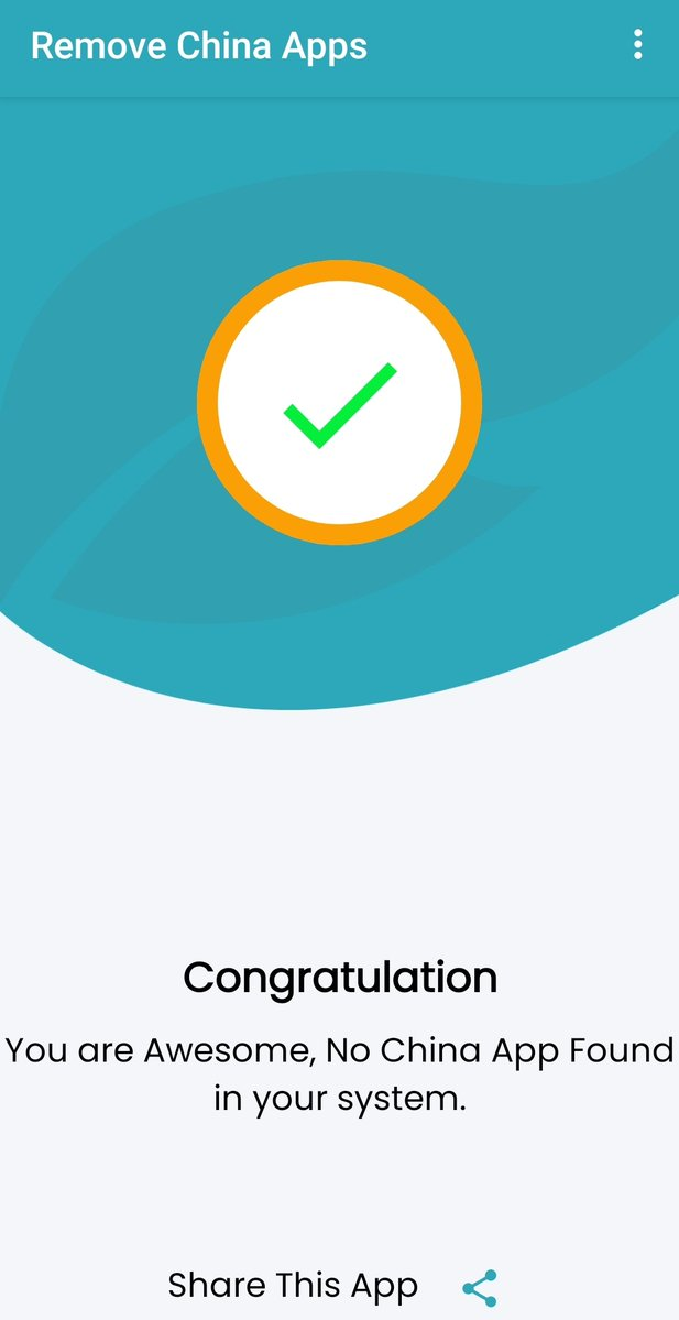 “删掉中国APP”工具检测结果,图源:推特