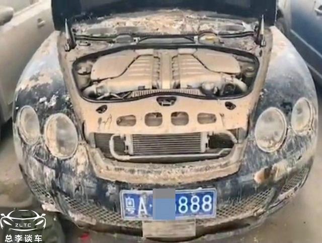 W12宾利被洪水淹没,已无维修价值,为什么有人愿意高价回收