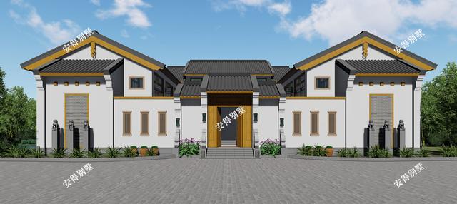 新中式风格引领民居建筑7款精品四合院别墅设计真正的豪宅