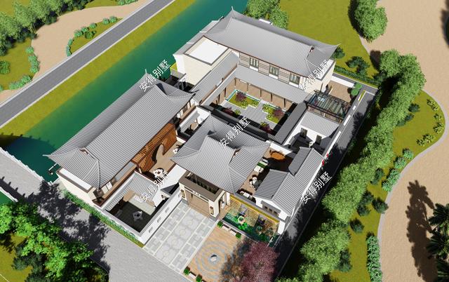 新中式风格引领民居建筑7款精品四合院别墅设计真正的豪宅