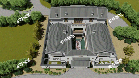 新中式风格引领民居建筑7款精品四合院别墅设计真正的豪宅