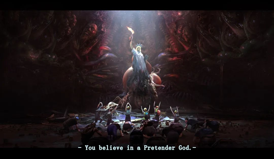 他想撕咬出一些空间,让更多爱国青年无惧表达