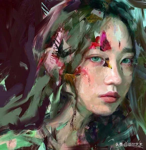 塞尔维亚画家伊凡娜·贝塞维奇女性人物油画作品欣赏