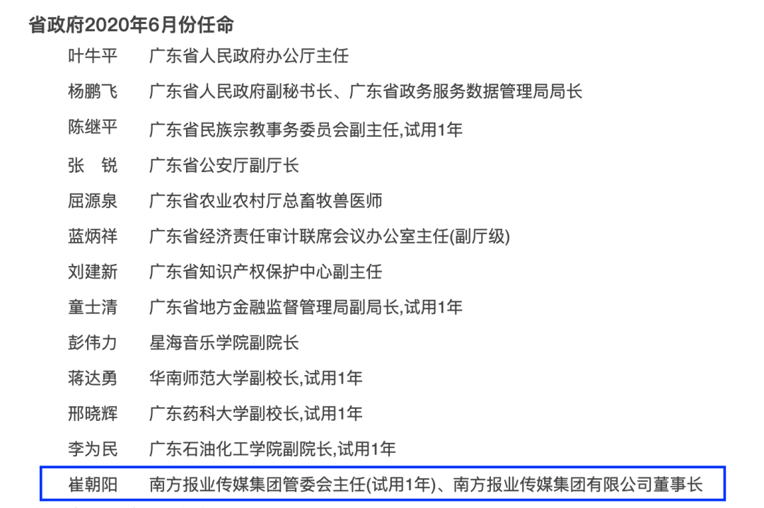 王磊卿拟任新职/《江苏智慧广电建设行动计划》发布/崔朝阳接掌南方报业传媒集团|资讯